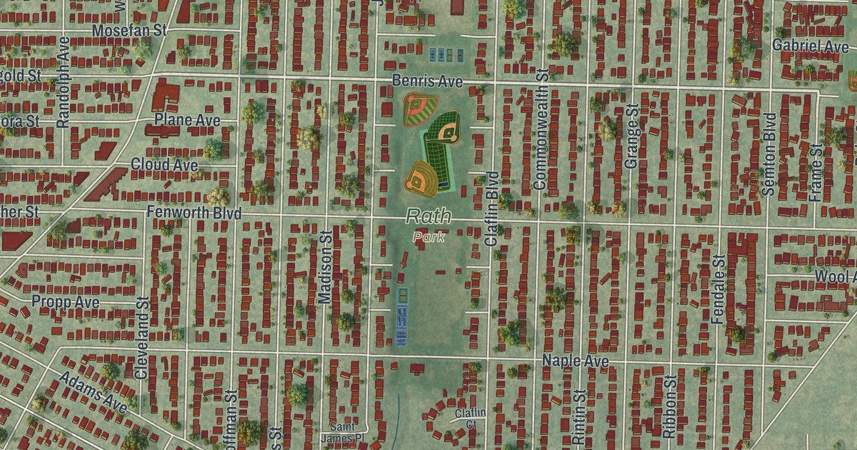 Map of Franklin Square, New York