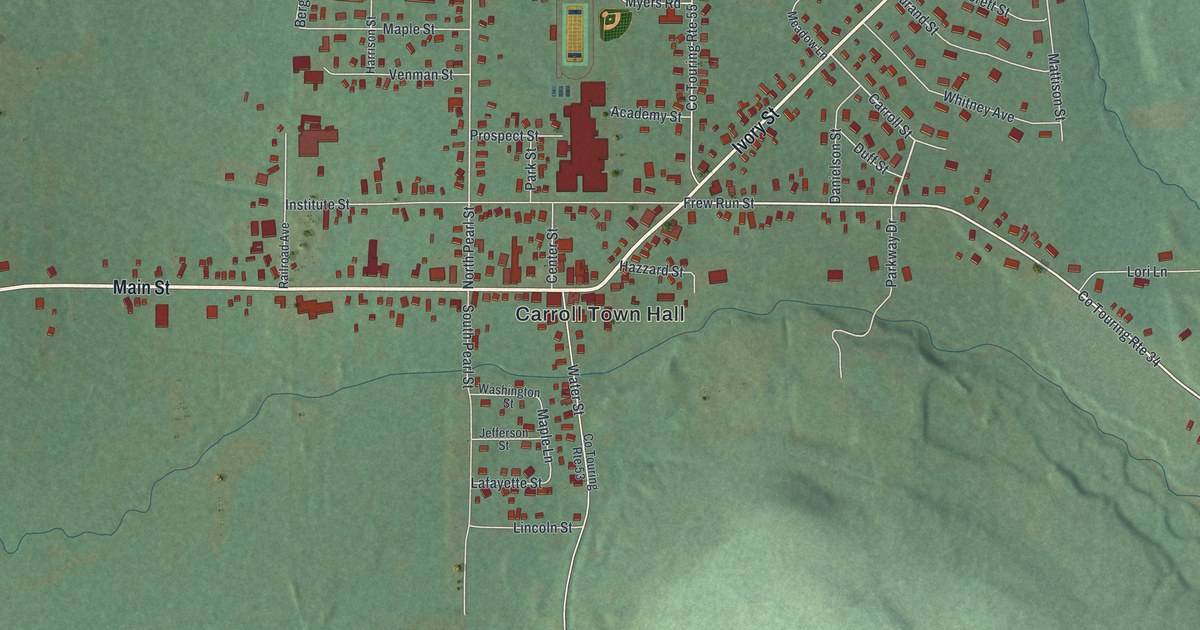 Map of Frewsburg, New York