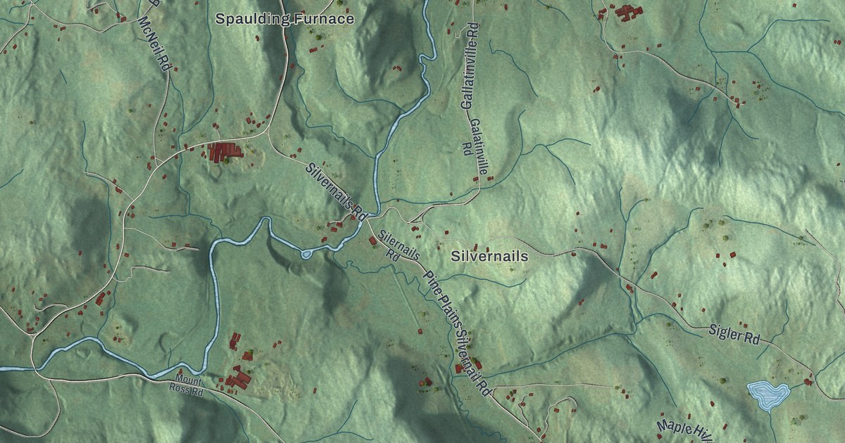 Map of Gallatin, New York