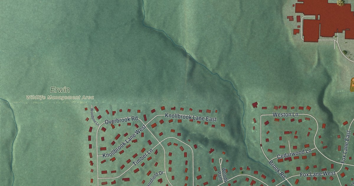 Map of Gang Mills, New York