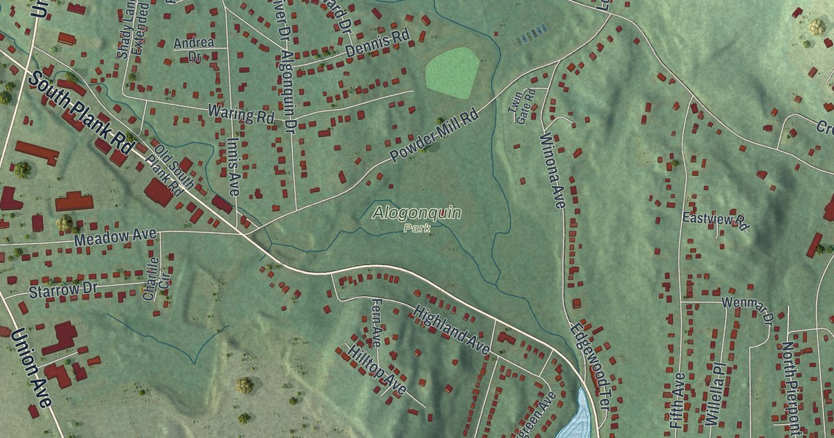 Map of Gardnertown, New York