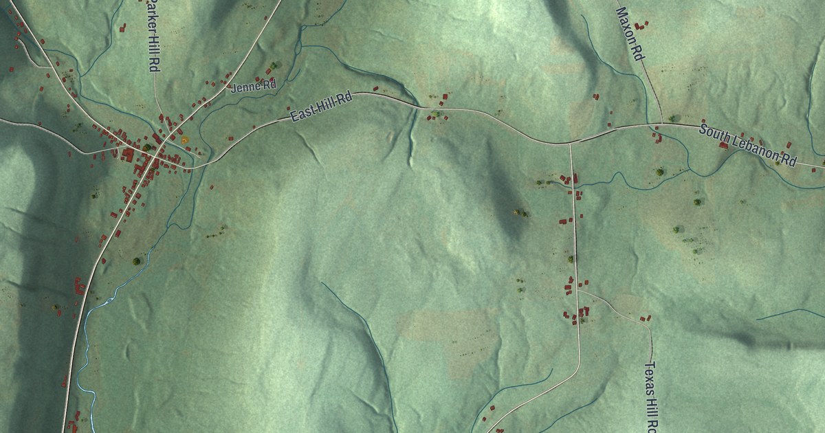 Map of Georgetown, New York