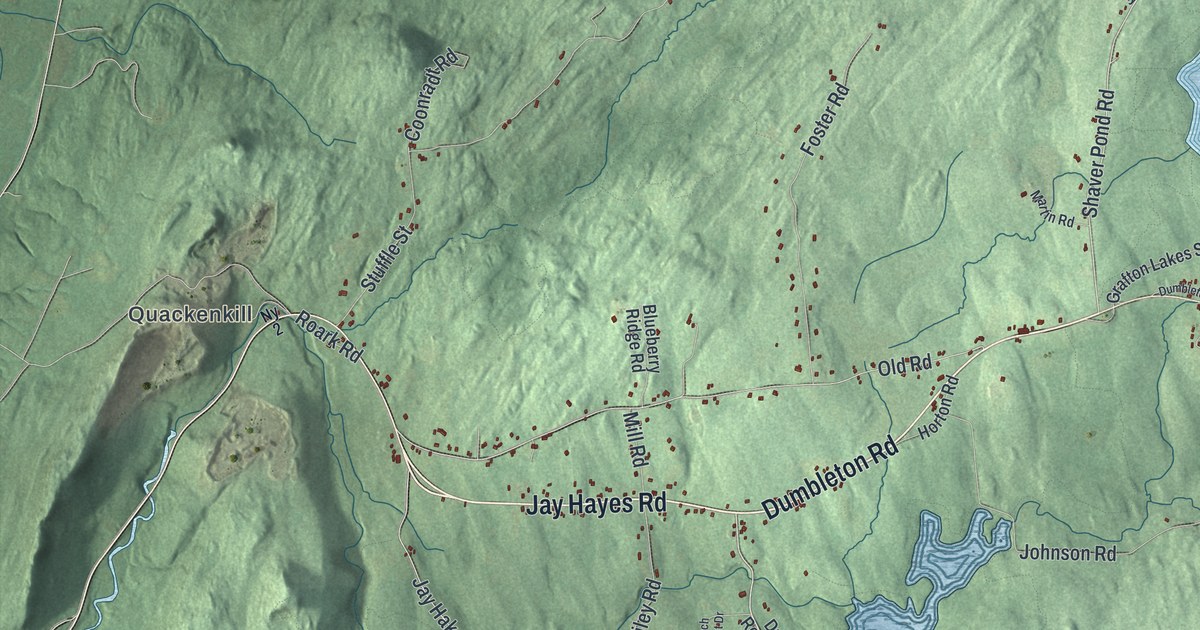 Map of Grafton, New York