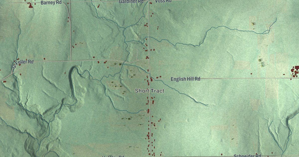 Map of Granger, New York