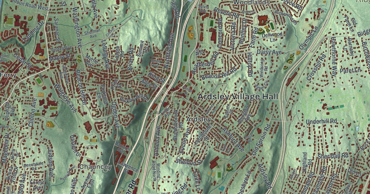 Map of Greenburgh, New York