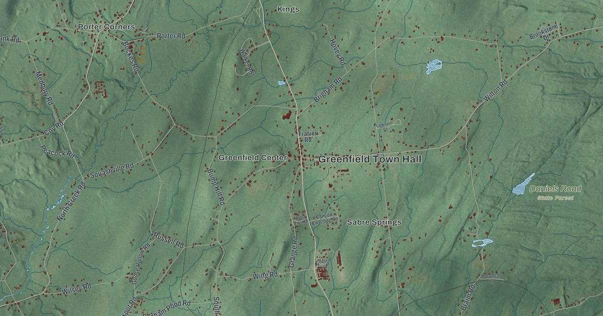 Map of Greenfield, New York