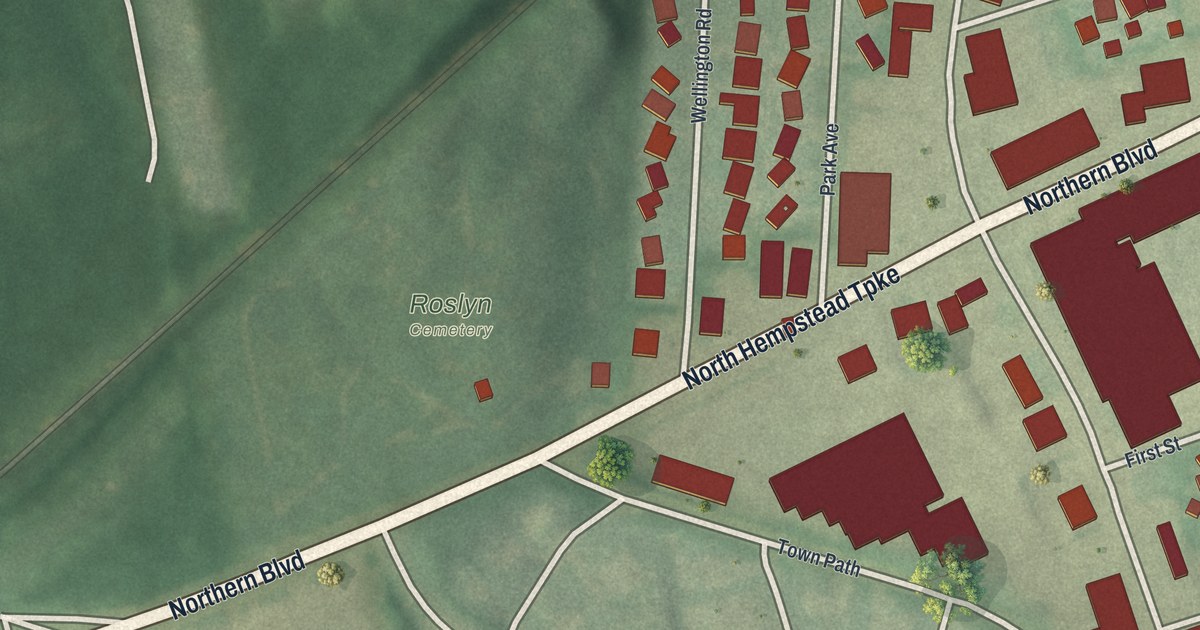 Map of Greenvale, New York