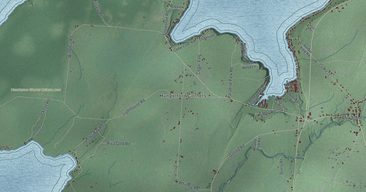 Map of Henderson, New York