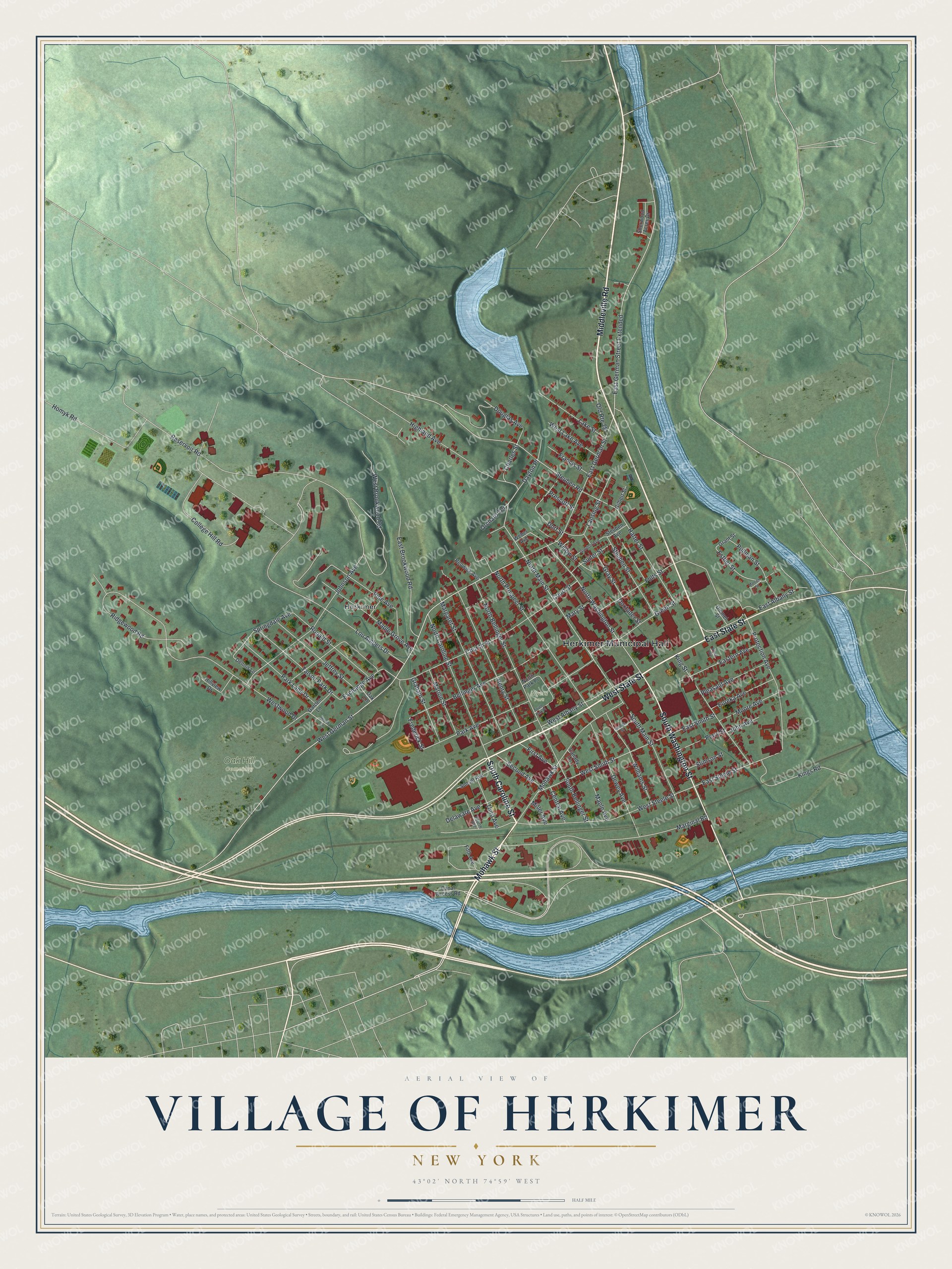 Watermarked full-map preview of Herkimer, New York