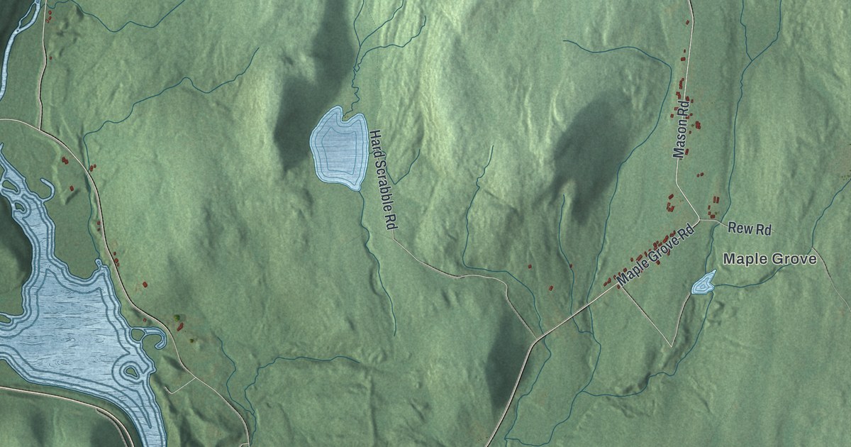 Map of Hope, New York
