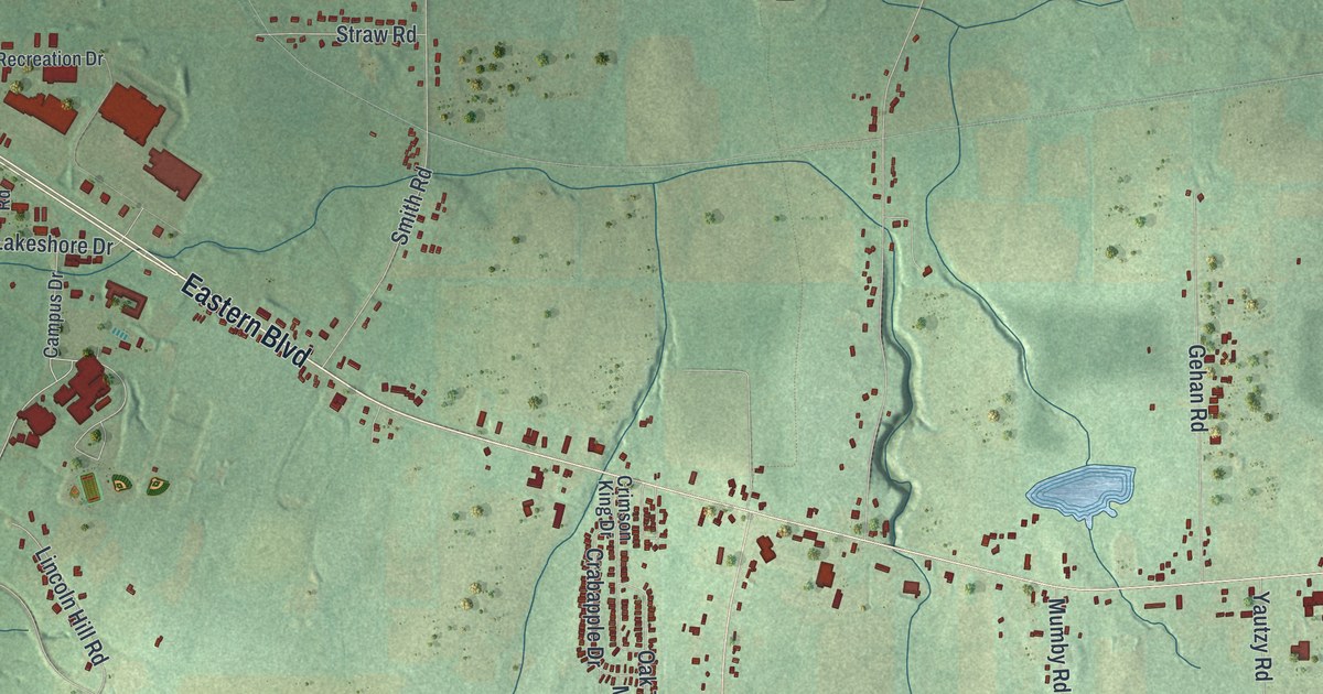 Map of Hopewell, New York