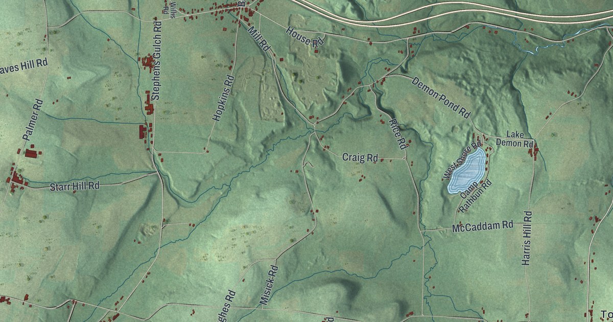 Map of Howard, New York