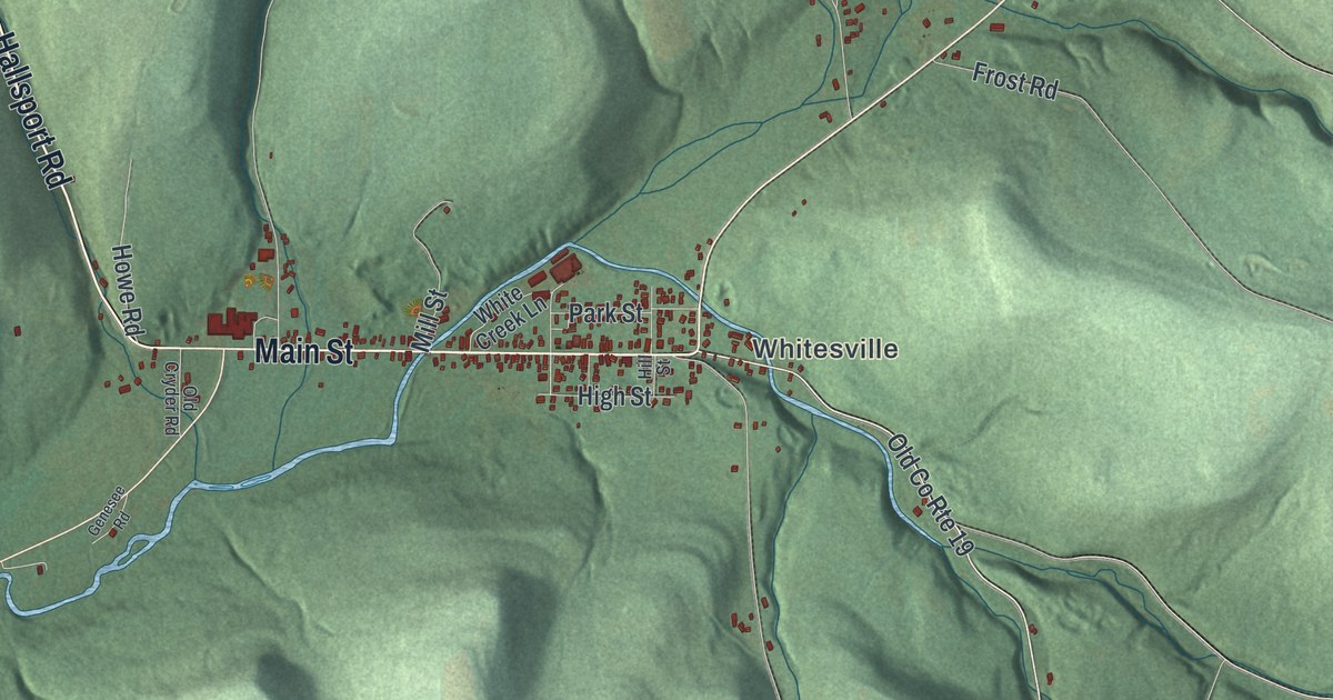Map of Independence, New York