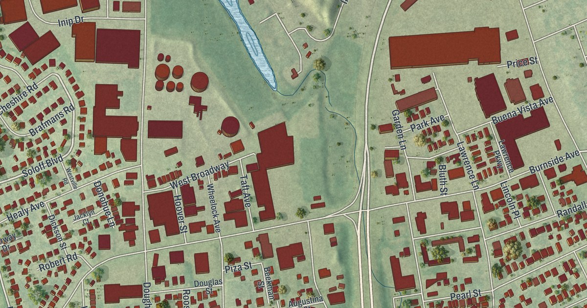 Map of Inwood, New York