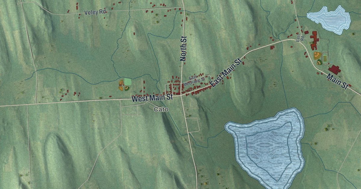Map of Ira, New York
