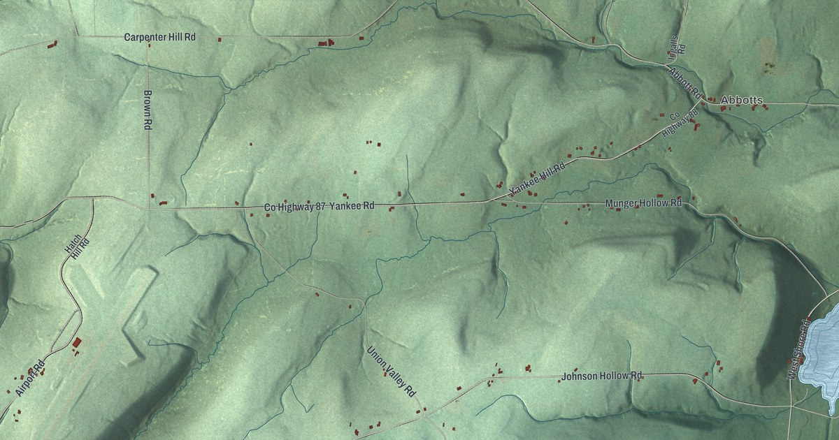 Map of Ischua, New York