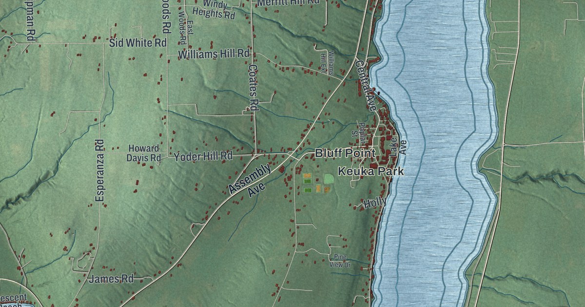 Map of Jerusalem, New York