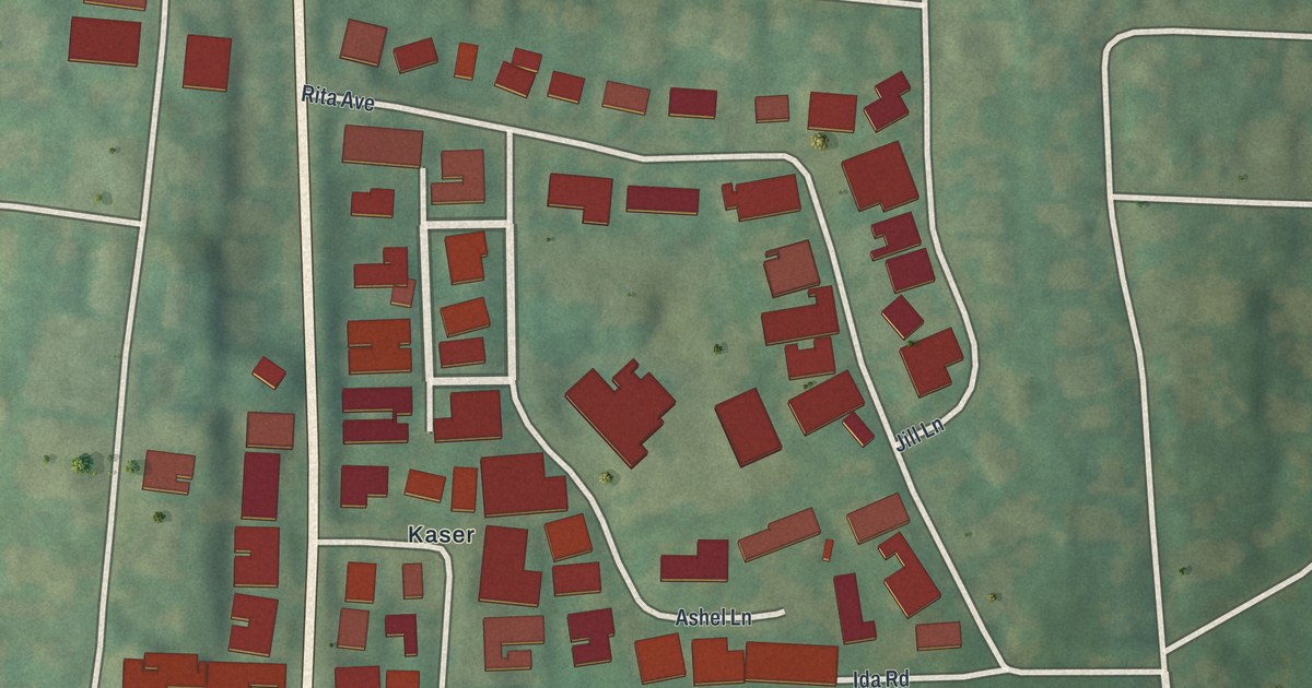Map of Kaser, New York