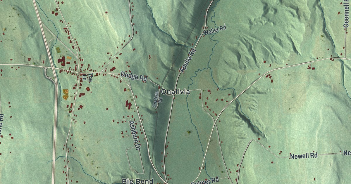 Map of LaFayette, New York