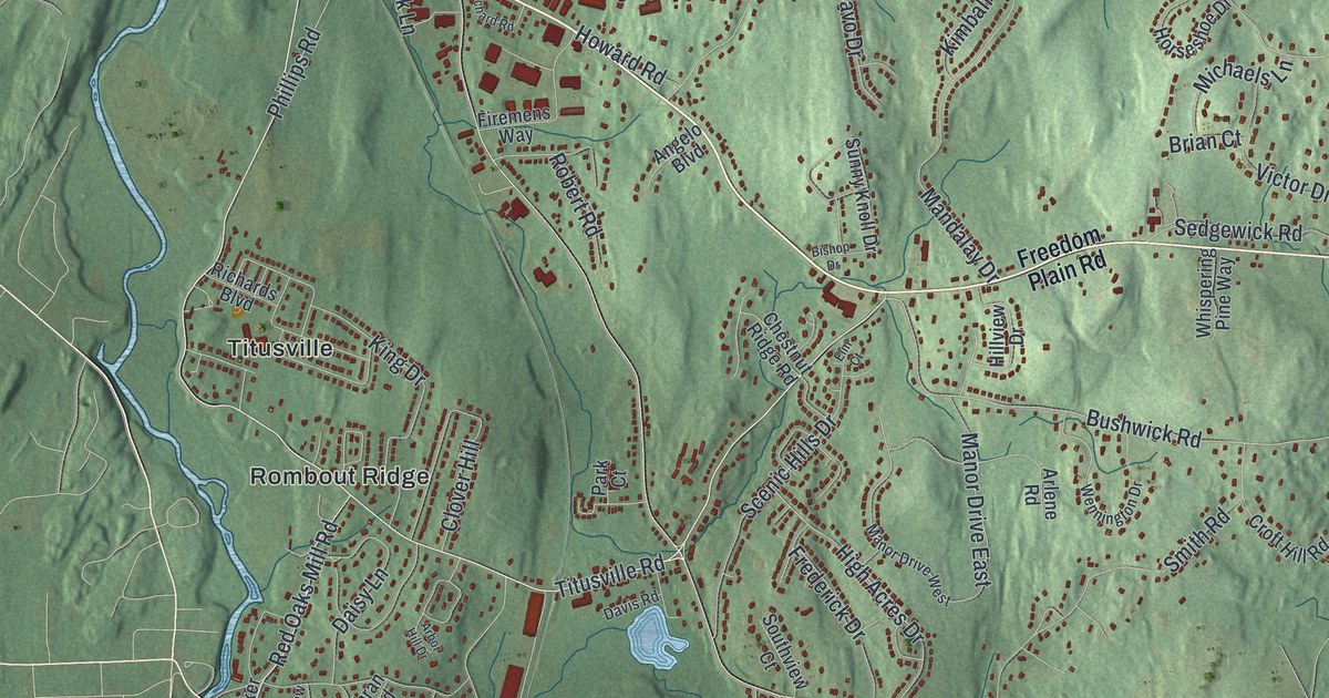 Map of LaGrange, New York