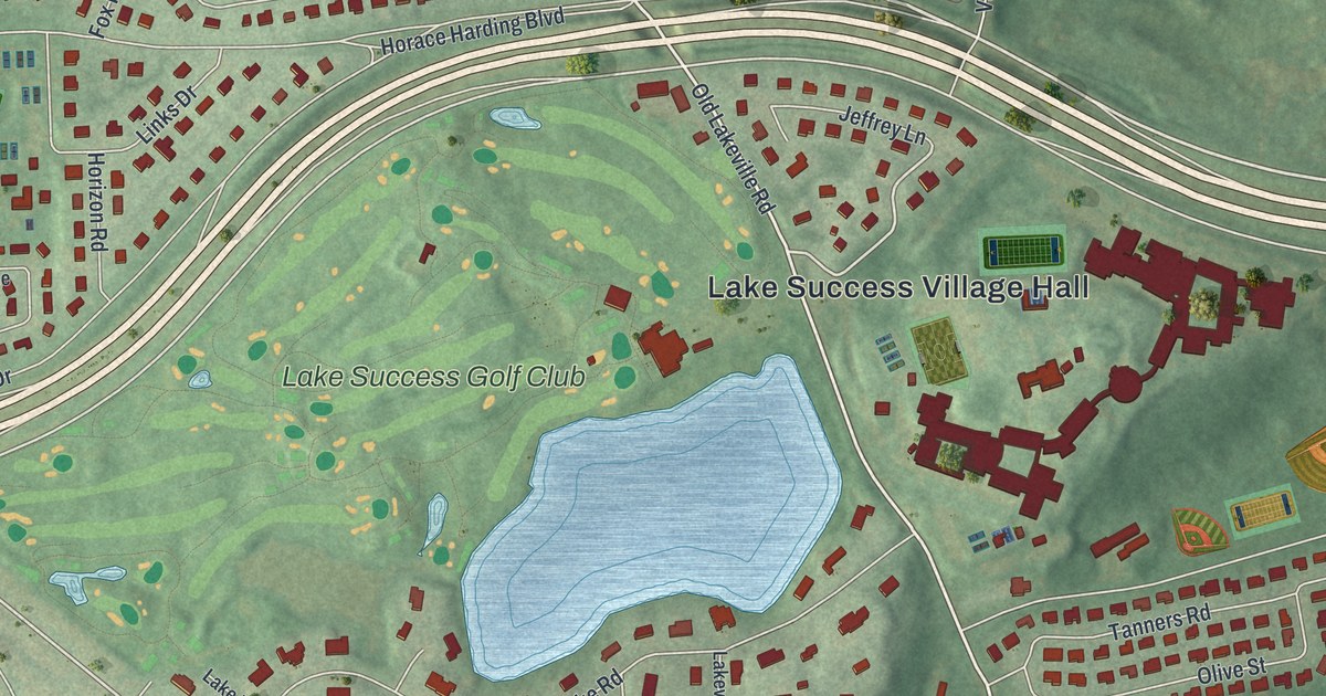 Map of Lake Success, New York