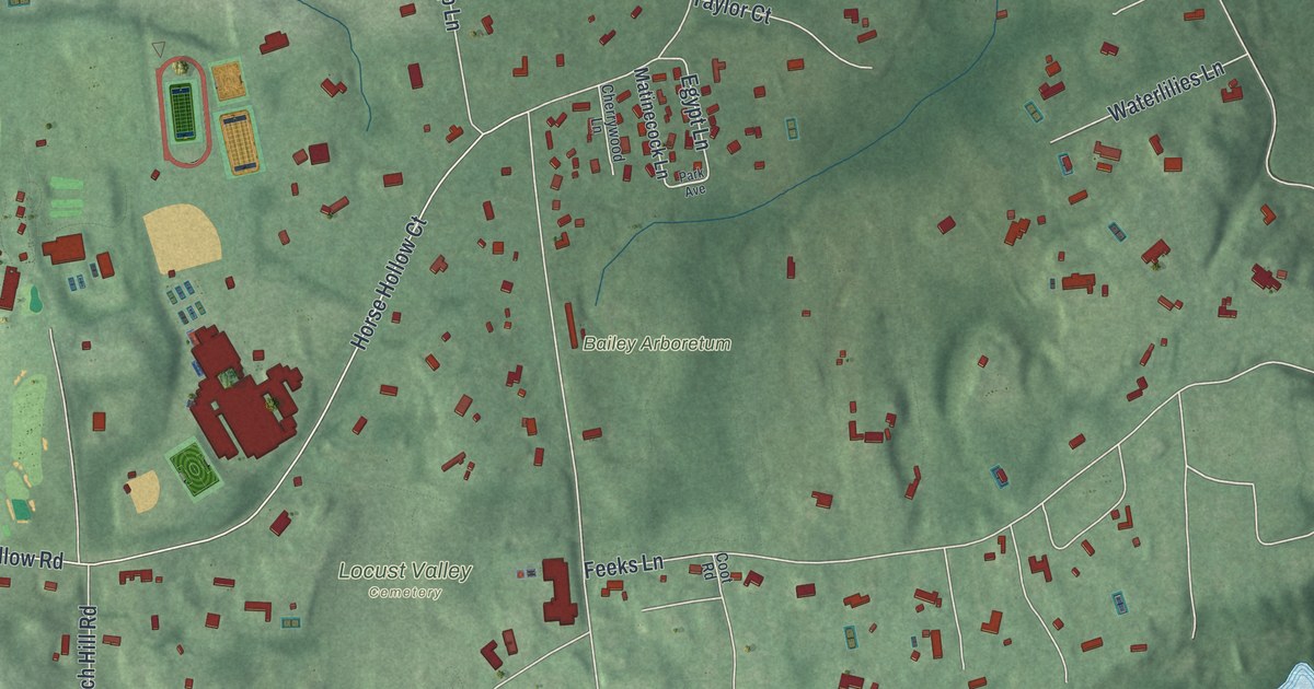Map of Lattingtown, New York