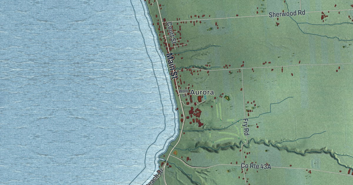 Map of Ledyard, New York