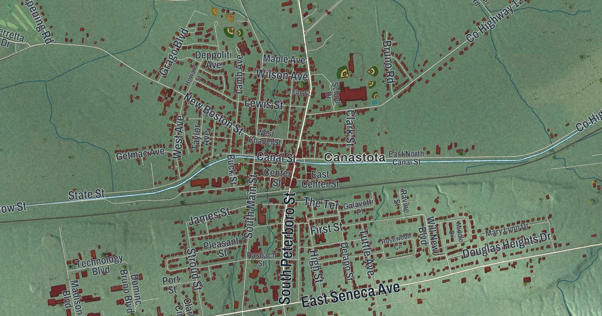 Map of Lenox, New York