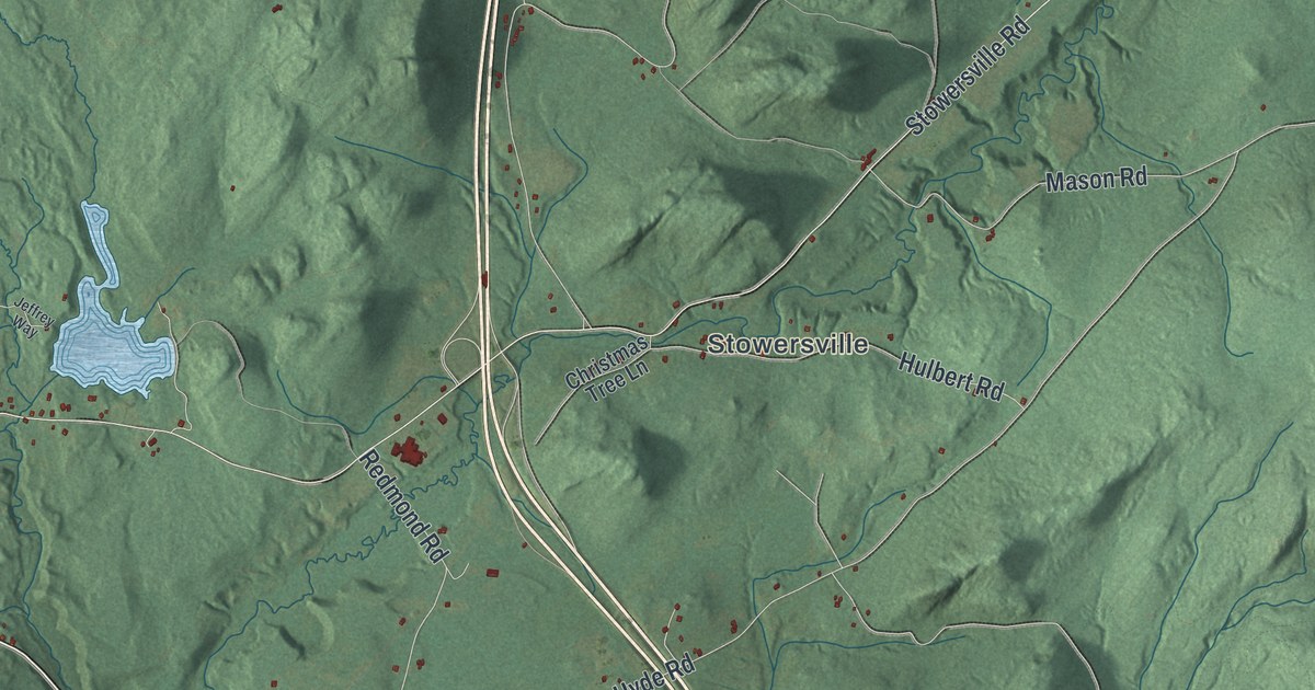 Map of Lewis, Essex County, New York