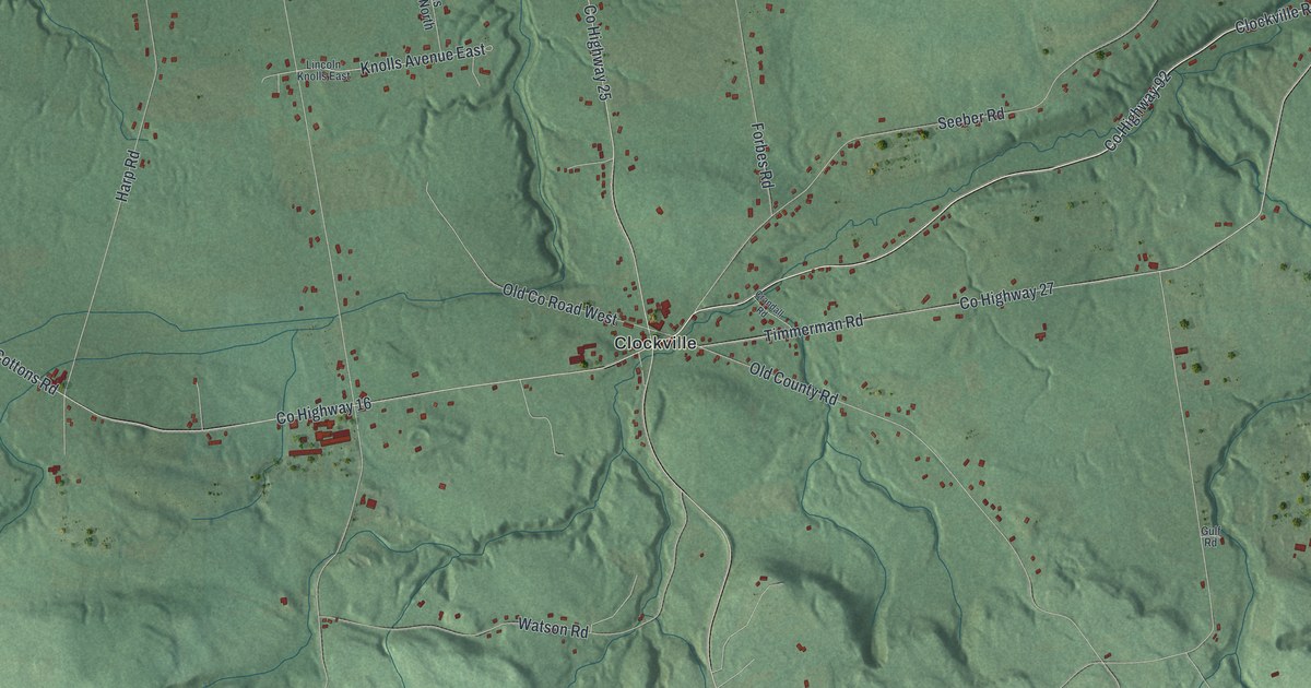 Map of Lincoln, New York