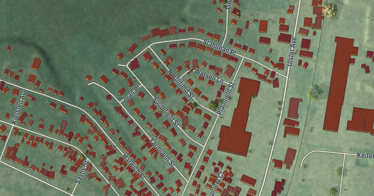 Map of Lincoln Park, New York