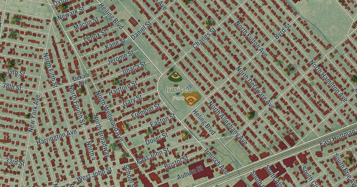 Map of Lindenhurst, New York
