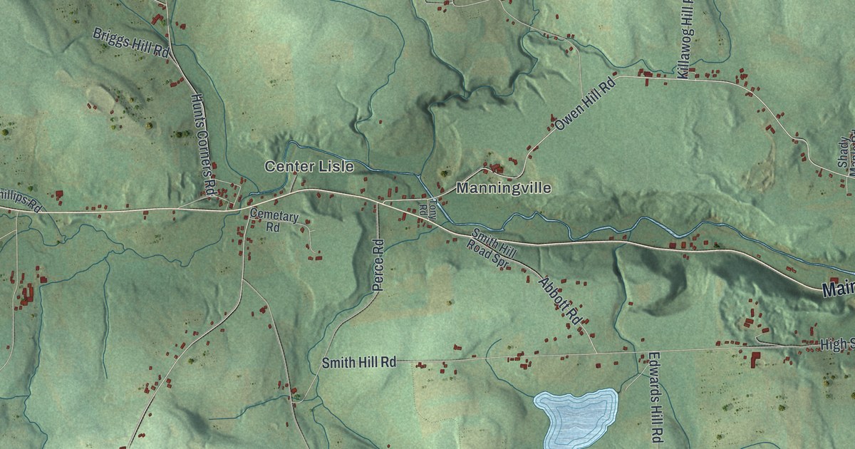 Map of Lisle, New York