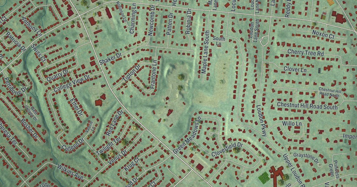 Map of Loudonville, New York