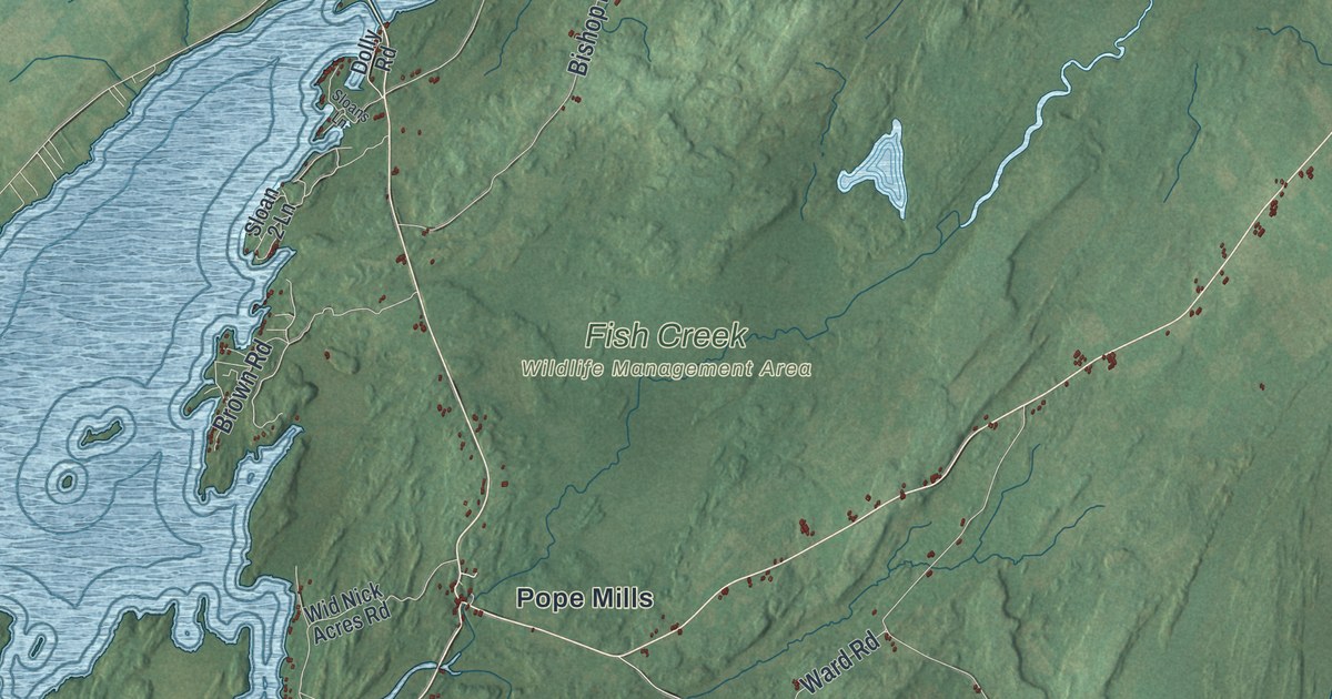 Map of Macomb, New York