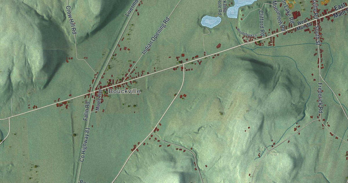 Map of Madison, New York