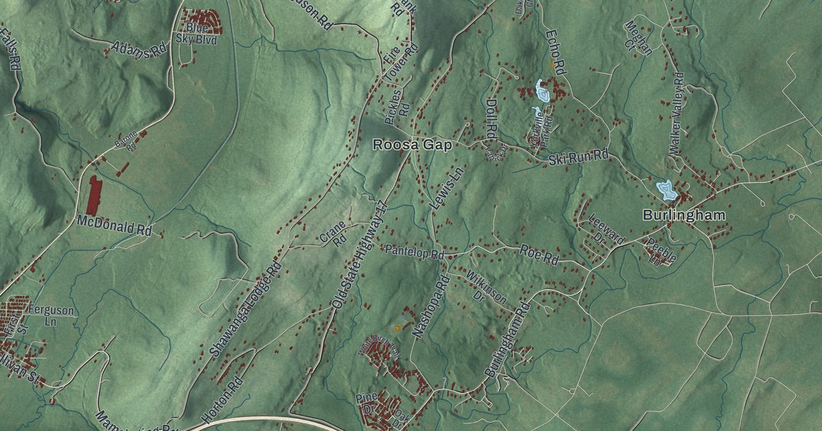 Map of Mamakating, New York