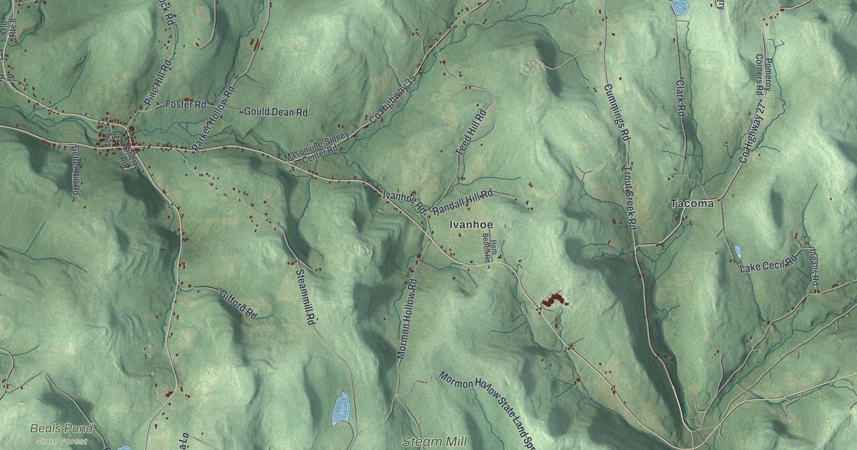 Map of Masonville, New York