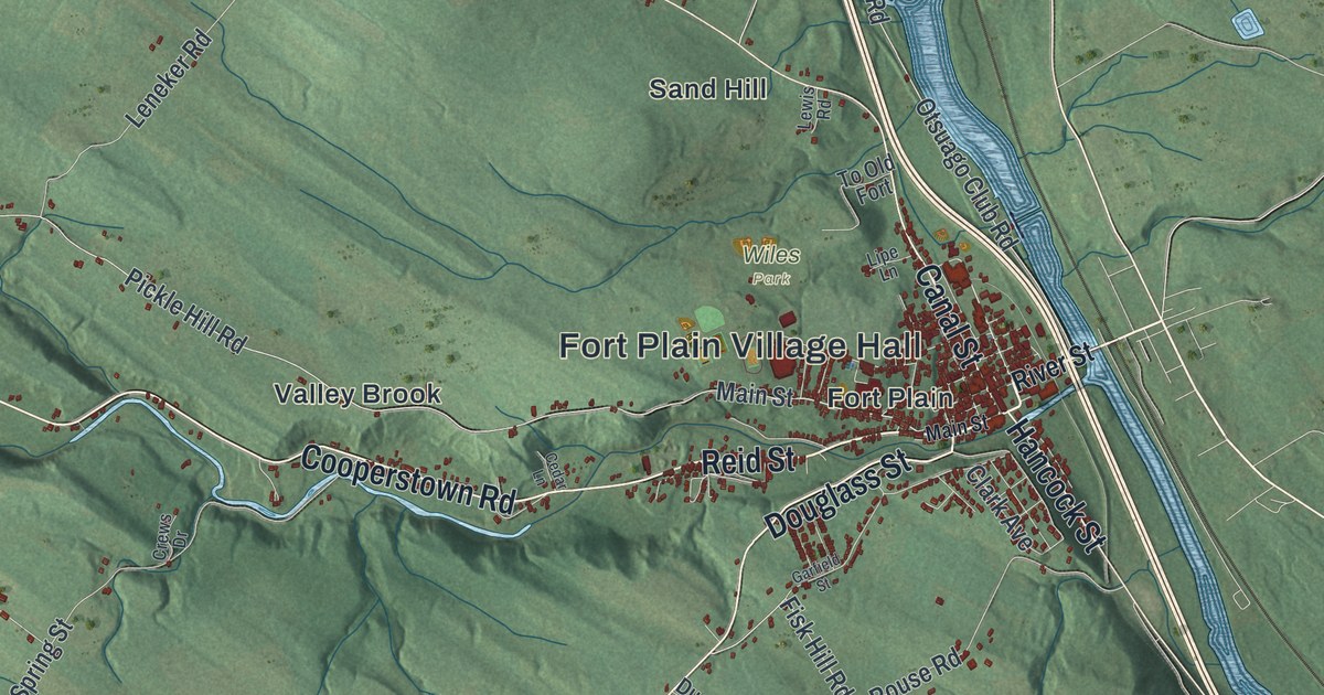 Map of Minden, New York