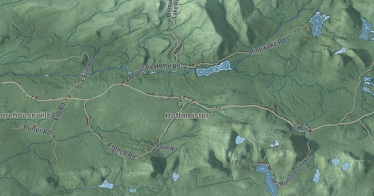 Map of Morehouse, New York