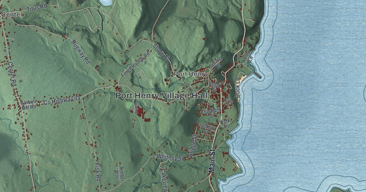 Map of Moriah, New York