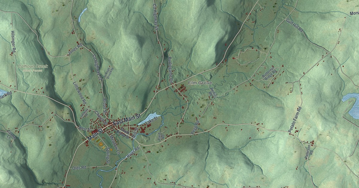 Map of Morris, New York