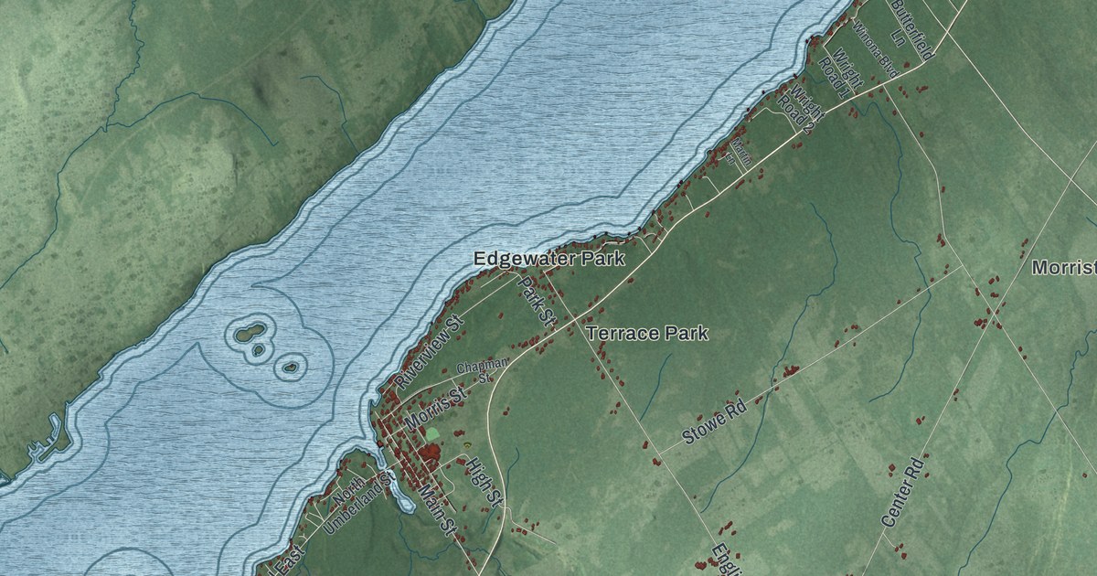 Map of Morristown, New York