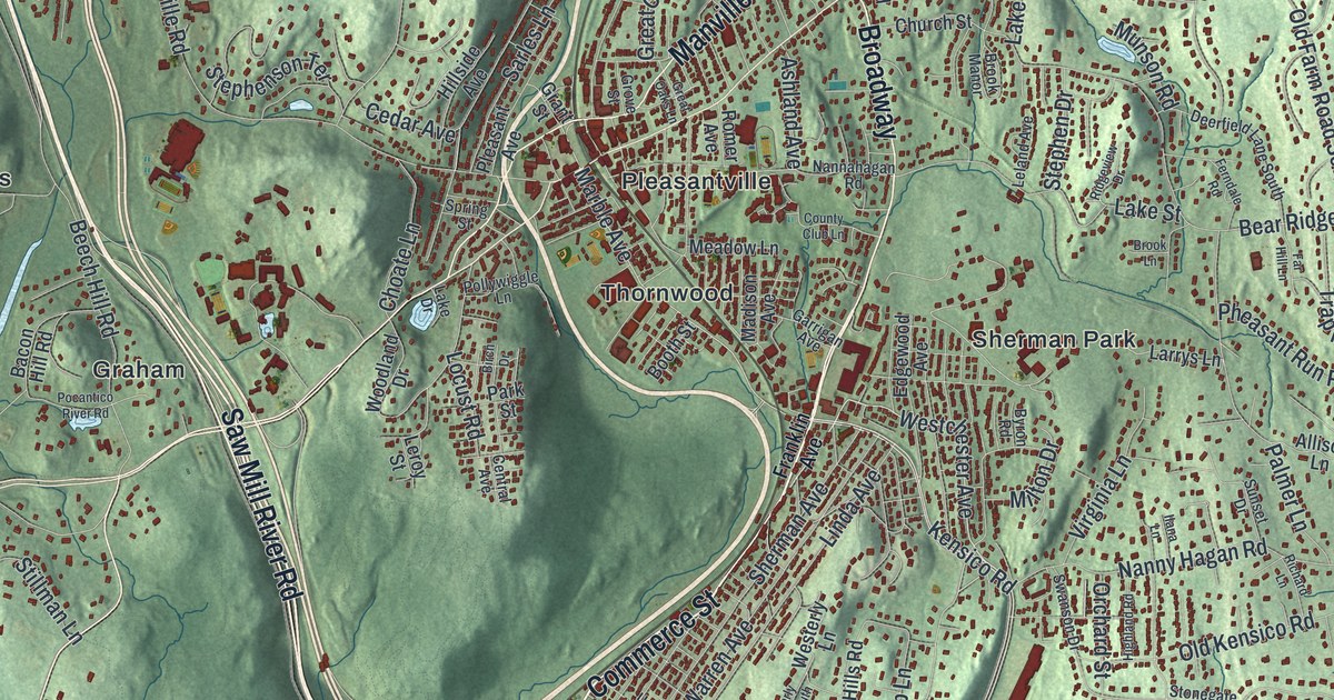 Map of Mount Pleasant, New York