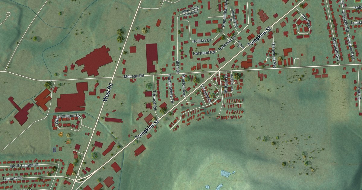 Map of Munsons Corners, New York
