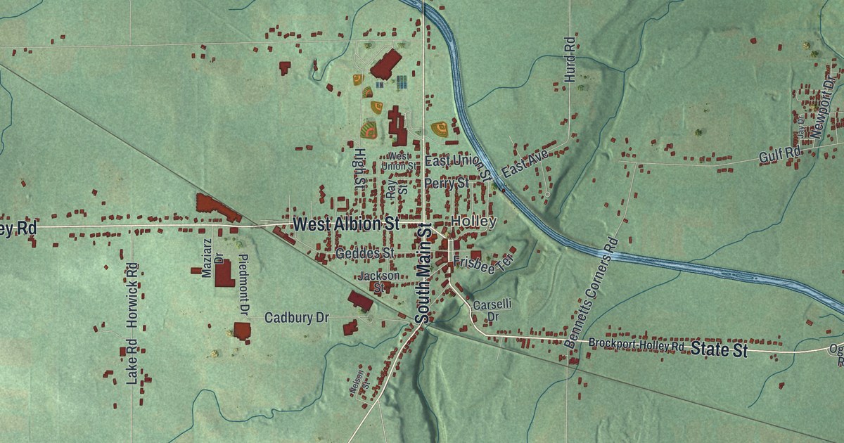 Map of Murray, New York