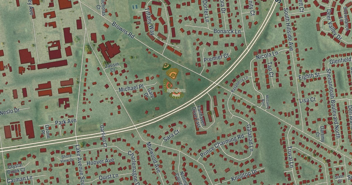 Map of Nesconset, New York