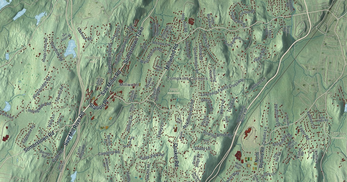Map of New Castle, New York