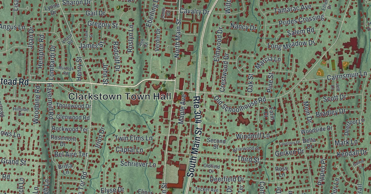 Map of New City, New York