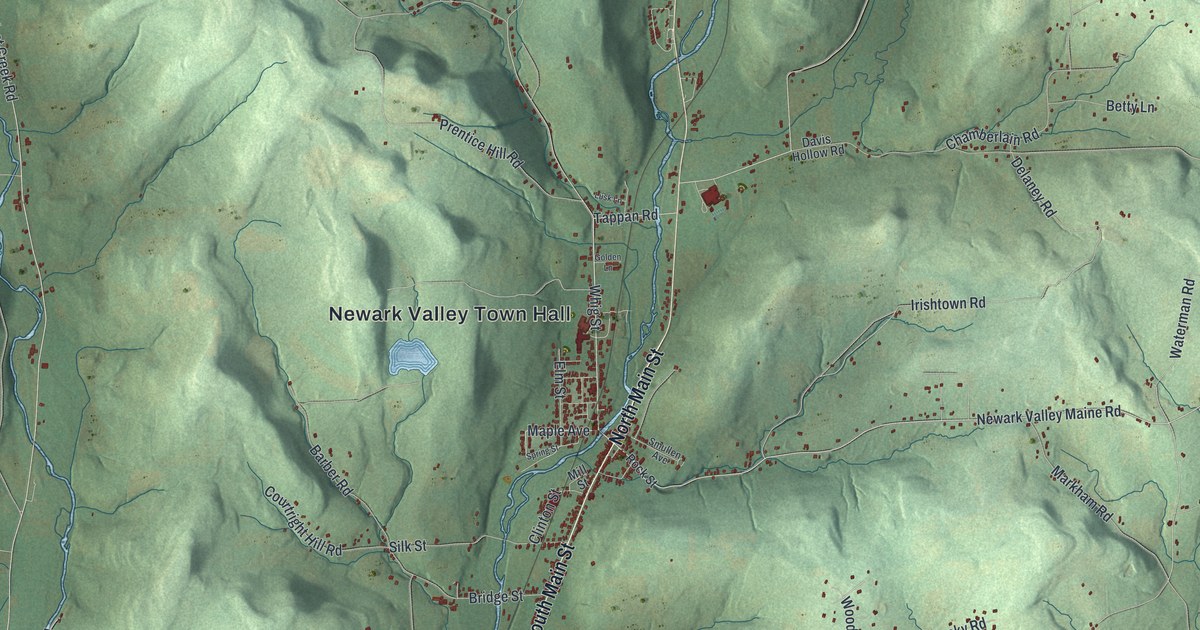 Map of Newark Valley, New York